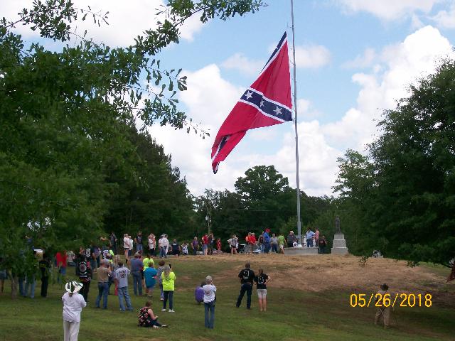 Giant Confederate Battle Flag goes up somewhere in America in response to the Battle flag and monument haters and the perpetually offended in America