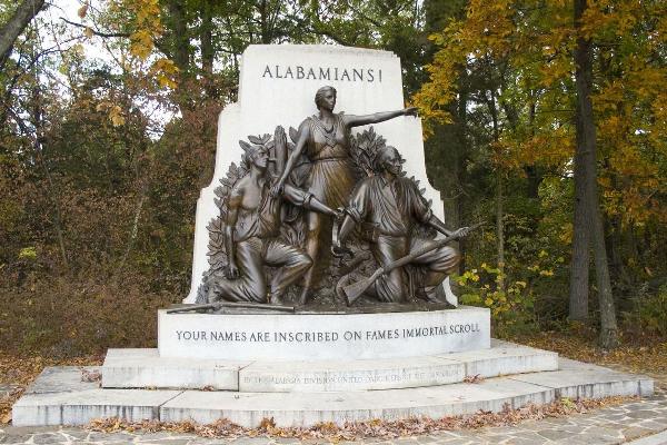 Alabama's Confederate Monument Gettysburg