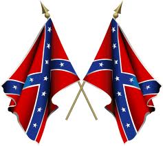 Double Confederate flags