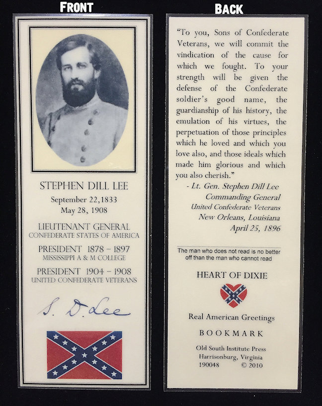 General Stephen Dill Lee - Confederate States of America
